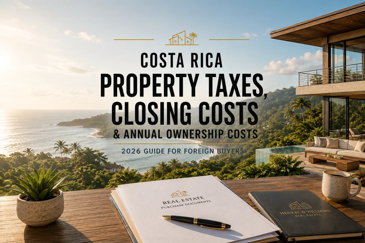 Costa Rica Property Taxes, Closing Costs & Annual Ownership Costs
